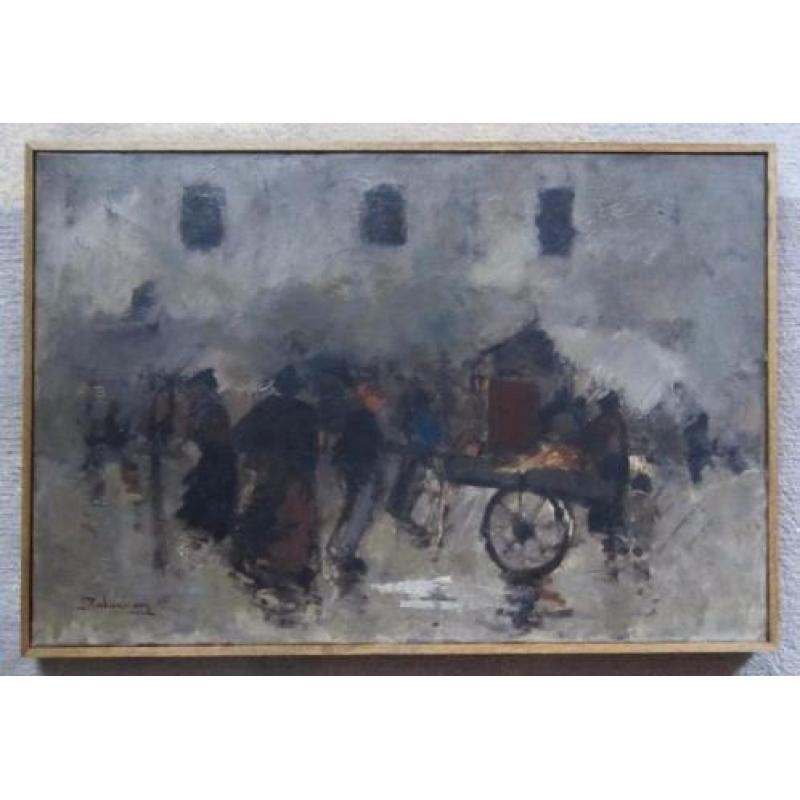 =markttafereel met vele mensen===Jan Rijlaarsdam 1911-2007