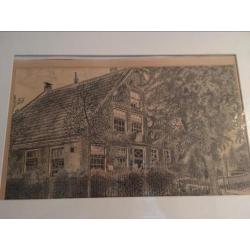 Oude pentekening Huizen NH