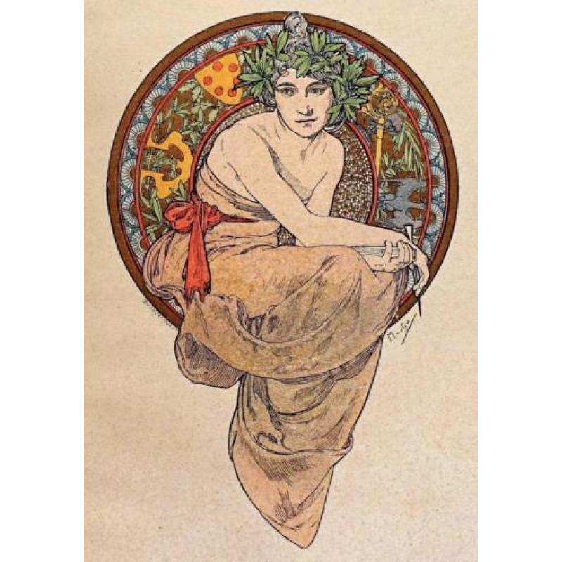 [Mucha, Alfons] Clio 1900 (1e druk) A. France - Art Nouveau