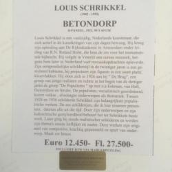 Louis Schrikkel Betondorp persfoto verzameling Loek Brons