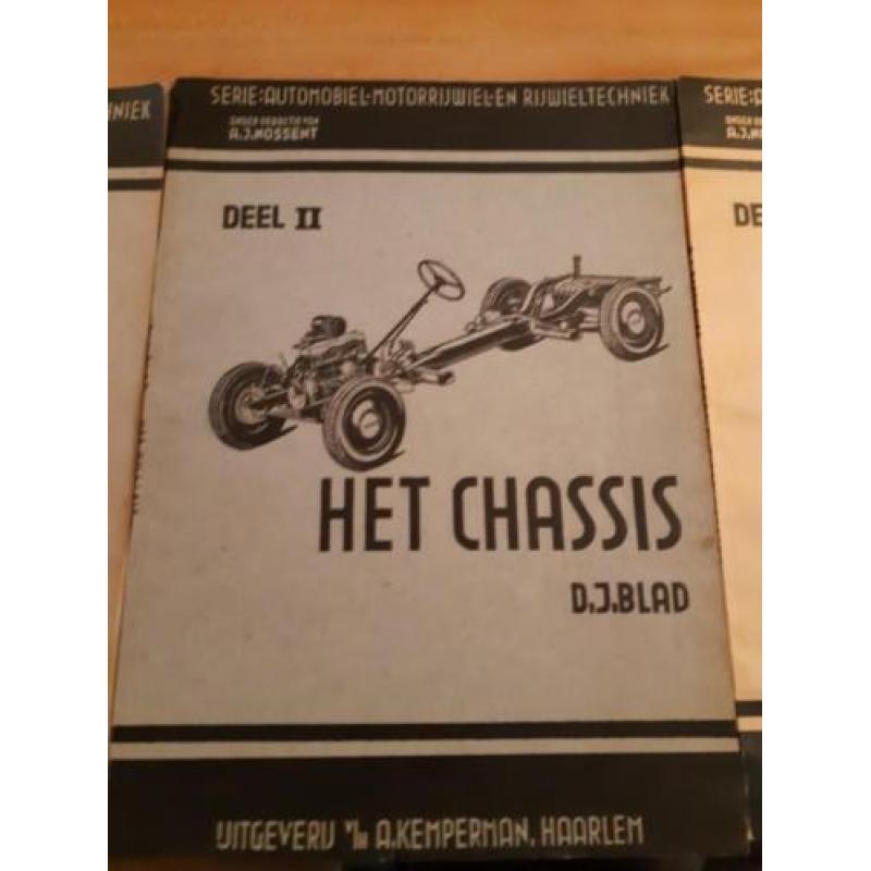 Complete serie oude technische vakboeken