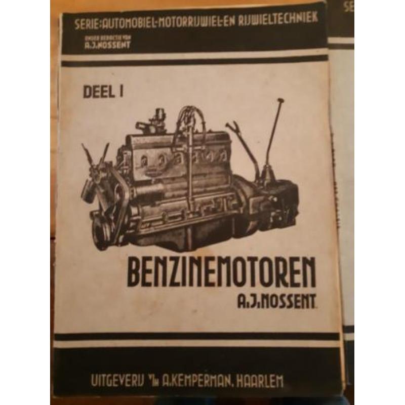 Complete serie oude technische vakboeken