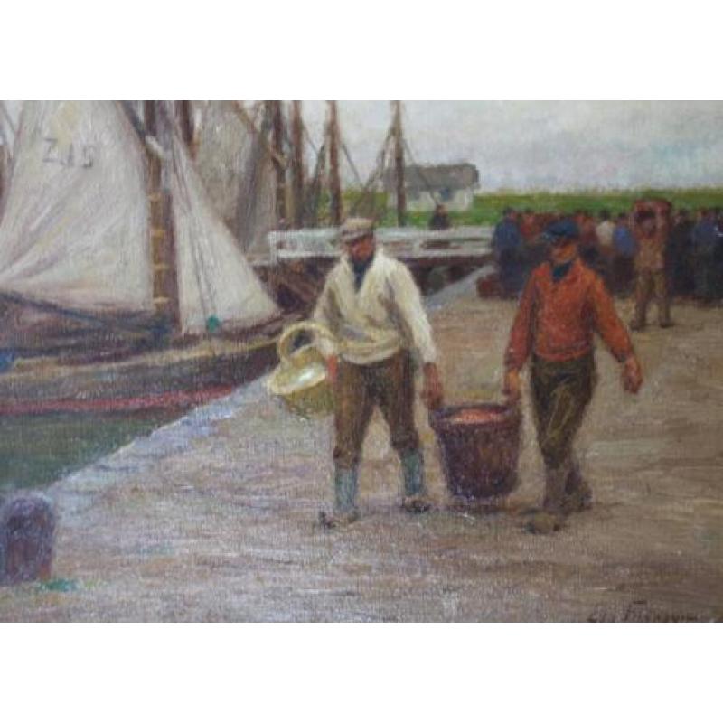 Edgar Farasyn (1858-1938) vissershaven haven Brugge-Zeebruge