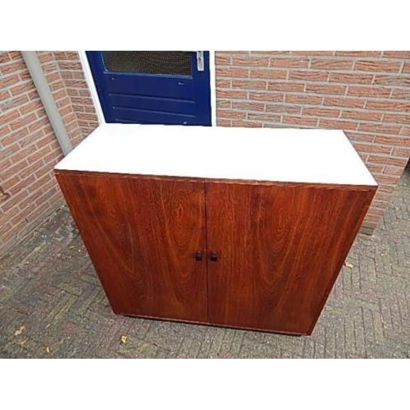 Oude Vintage Kast ( webe deens mid century Retro Teak )