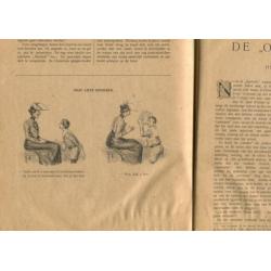 Drie antieke premie-uitgaven De Tijd en De Morgenpost (1912)