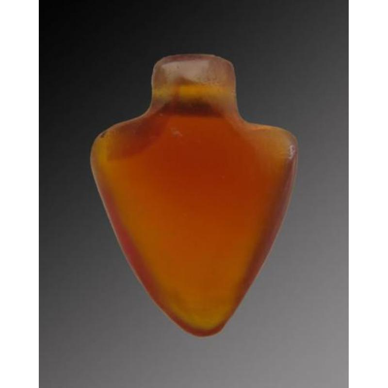 Egyptian hart amulet made of carnelian