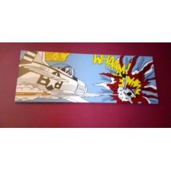 Roy Lichtenstein Whaam! handgeschilderd acrylverf op doek