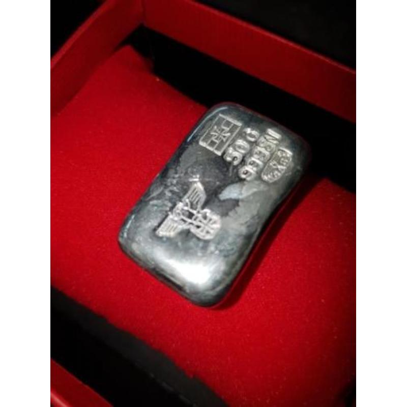 Tinnen 999 WWII Iron Cross Tweede Wereldoorlog Baar 50 gram