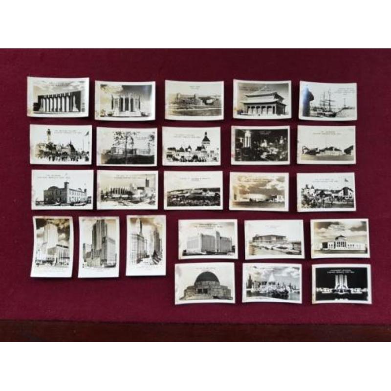 Souvenir Foto's World Fair Chicago 1933, €38,-.