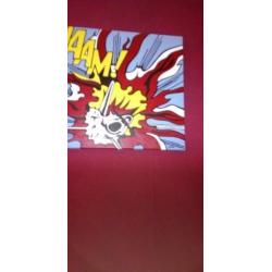 Roy Lichtenstein Whaam! handgeschilderd acrylverf op doek