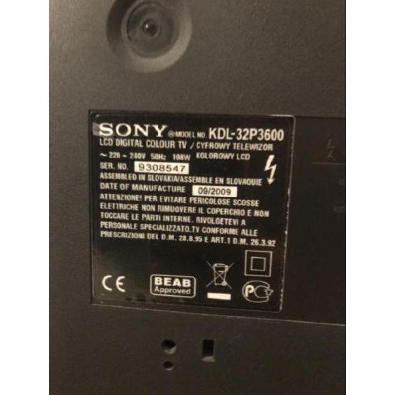 Sony Bravia KDL- 32p3600