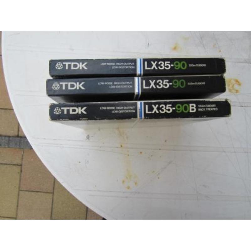 3 stuk bandrecorder banden t.d.k. 18 cm