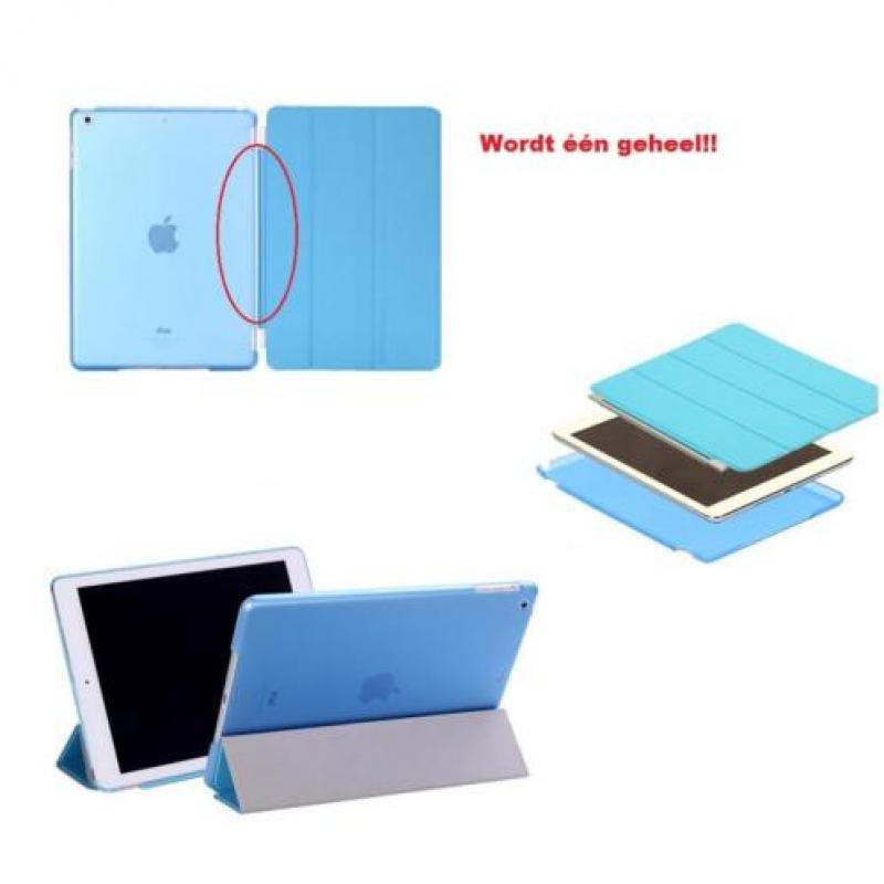 iPad Air 1 achterkant hoes hoesje case Lichtblauw Blauw