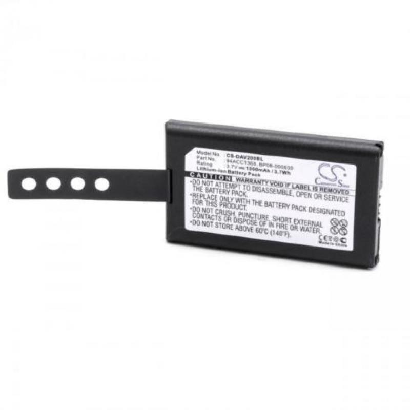 CS Accu Batterij 11300794 e.a. - 3.7V 1000mAh Datalogic