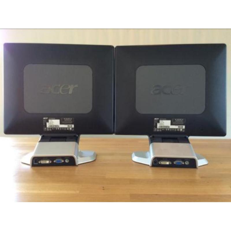 Dual monitor Acer AL1751A 2 stuks