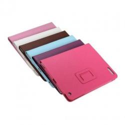 Apple iPad Air 1 lederen leren leer hoes hoesje case - Wit