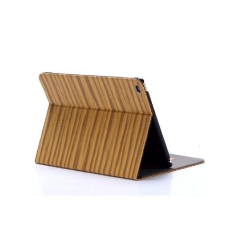 iPad Air 2 - hoes, cover, case - PU leder - Wood Print