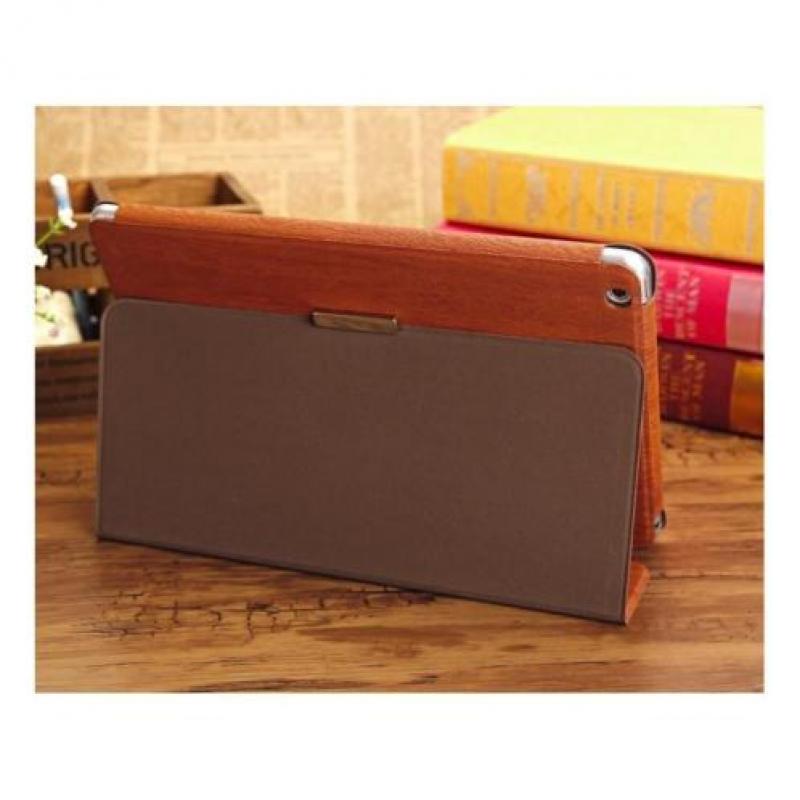 iPad Air - hoes, cover, case - hout textuur - bruin