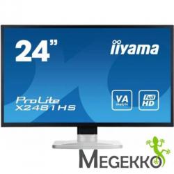 Iiyama 24" TFT ProLite X2481HS-B1 Zwart Full HD PC-flat pa..