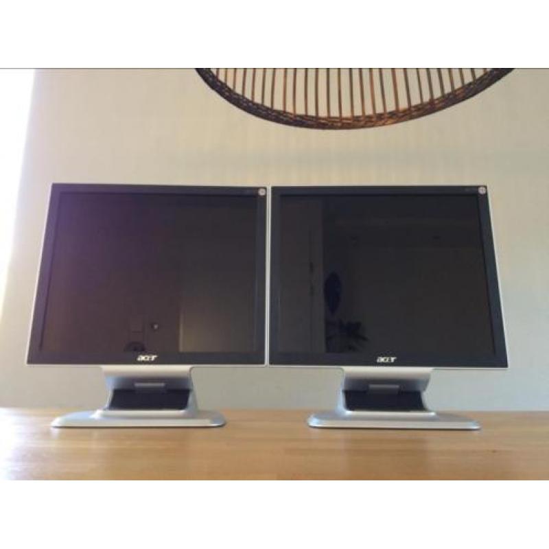 Dual monitor Acer AL1751A 2 stuks