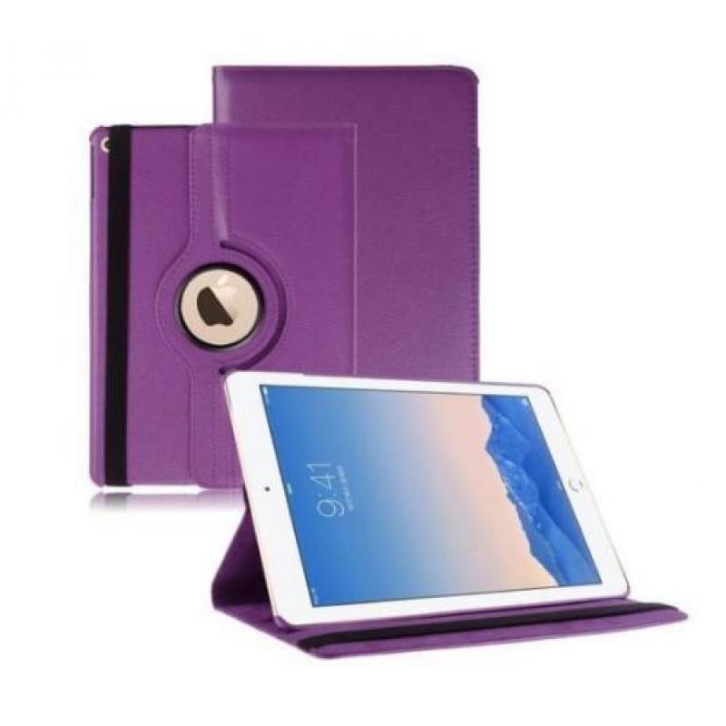 iPad 2017 (5e generatie) hoes hoesje 360 graden case - Zwart