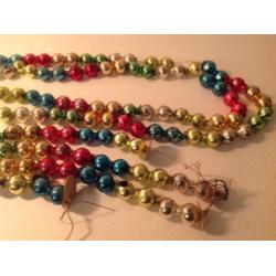 Kerstboom ketting glas antiek.