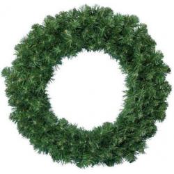 1x Dakota krans groen - Diameter 90cm - Dikte 10 cm - Kerst