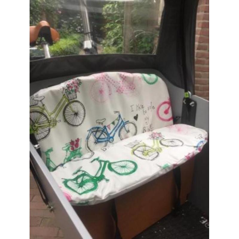 Kussen op maat gemaakt voor je bakfiets/fietskar!