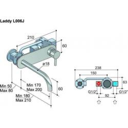 Laddy Inbouw Wastafelmengkraan 006J