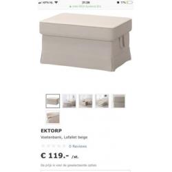 Ektorp voetenbank (Ikea)