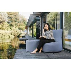 Sitting Point Poef Loft Outdoor - Blauw