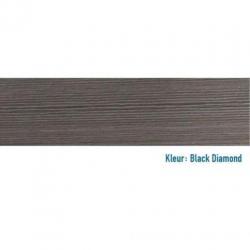 Saniclass Foggia hoge kast 160cm Black Diamond 2 deuren