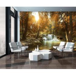 Fotobehang waterval Gratis Lijm en Verzenden 110470