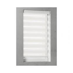 1x Duo rolgordijn licht doorlatend wit 80x75cm (nieuw)