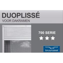 Hor en verduistering Bruynzeel Duo plisse S700 Dakraam ACTIE