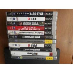 Ps3 met 4 controllers en diverse spellen