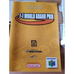 Nintendo N64 F-1 World Grand Prix compleet in doos