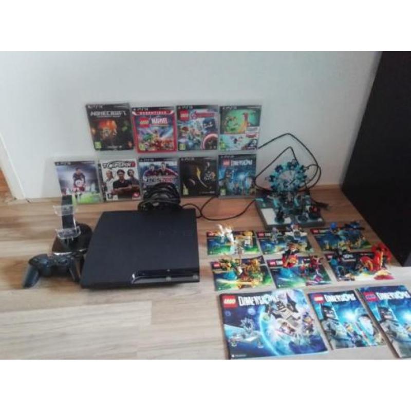 Playstation 3 met 9 spellen (VOOR KIDS)