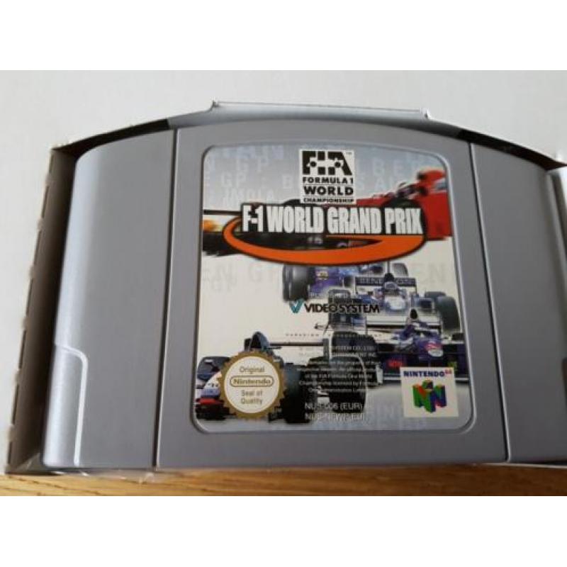 Nintendo N64 F-1 World Grand Prix compleet in doos