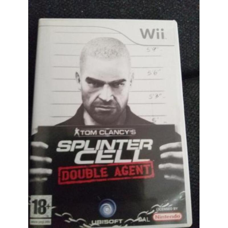 Wii spel "splinter cell double agent"