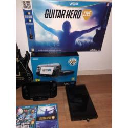 Wii U Nintendo 32GB compleet + games + gitaar WiiU