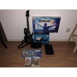 Wii U Nintendo 32GB compleet + games + gitaar WiiU