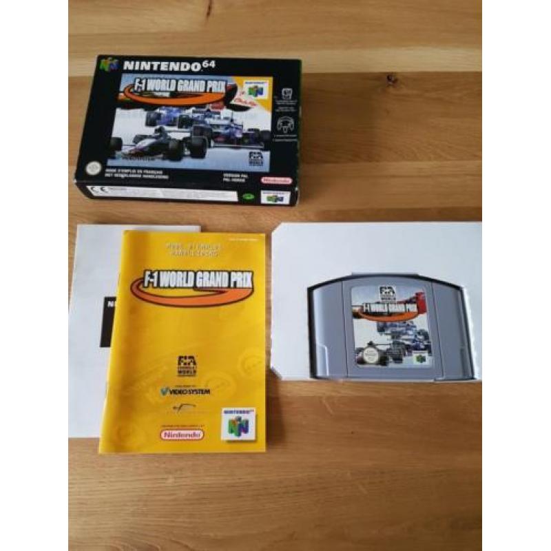 Nintendo N64 F-1 World Grand Prix compleet in doos