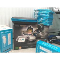 Wii U 32GB met 2 WiiMotes en Procontroler en 12 Games